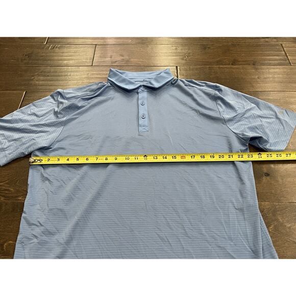 Columbia Mens Blue Polo Golf Athletic 1/4 Button Short Sleeve Shirt Size XL - Picture 9 of 10